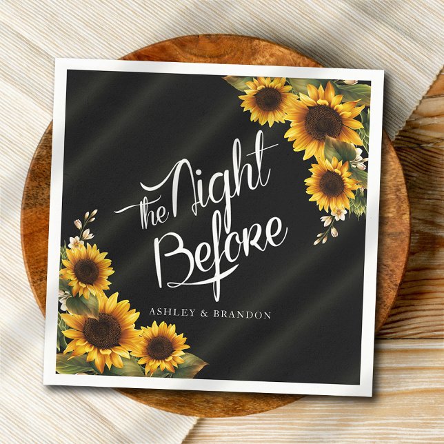 Solros Natten före repetitionsmiddagen Napkin Pappersservett (Skapare uppladdad)