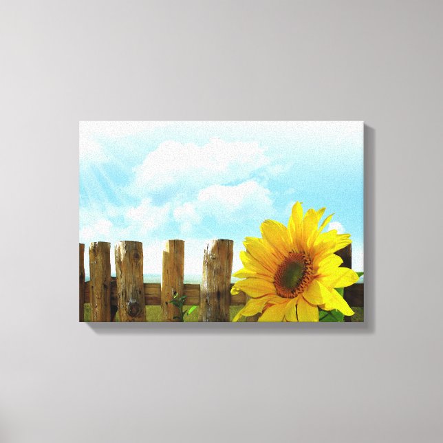 Solros Nature Beauty Canvastryck (Framsida)