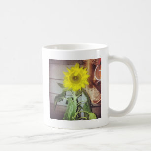 solros nio på eftermiddagen kaffemugg
