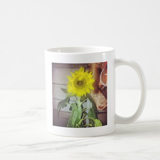solros nio på eftermiddagen kaffemugg (Höger)