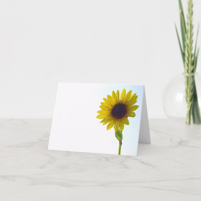 Solros Notecard Kort (Framsida)