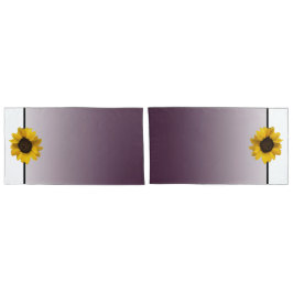 Solros och äggplanta färg blek, 2 mönster