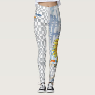 Solros och Dreams Checks Leggings