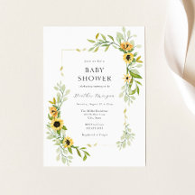 Solros och Grey Ram Baby Shower