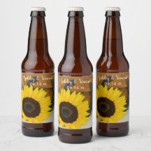 Solros och hästskon Land Westerna Bröllop
