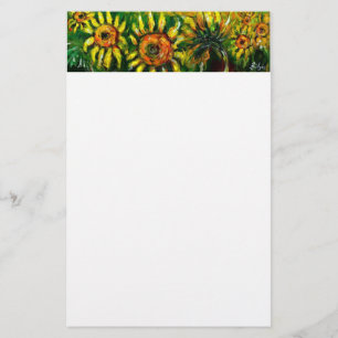 SOLROS OCH LANDSBYGD I TOSCANA, vita Brevpapper