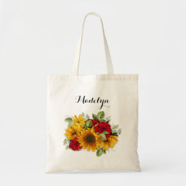 Solros och Ro Bridesmaid Bags Tygkasse