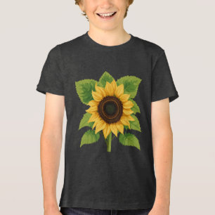 Solros och Sol - symbol för optimism och tillväxt T Shirt
