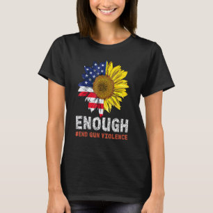Solros Orange Peace nog End Gun Violence USA T Shirt
