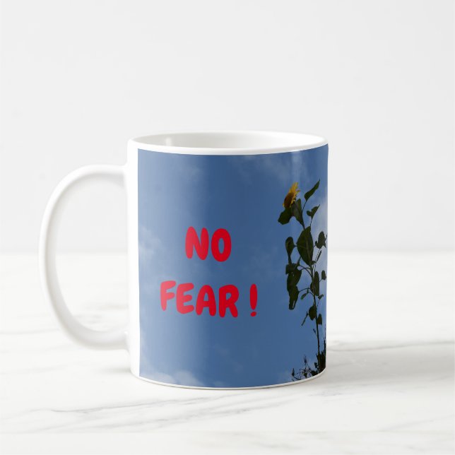Solros på taket. kaffemugg (Vänster)