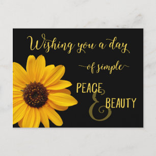 Solros Peace & Beauty Vykort