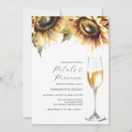 Solros Petals och Prosecco-Möhippa