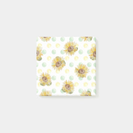 Solros Polka Dot Sticky Notes Post-it Block