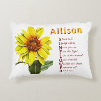 Solros Positiv Uppmuntringsaccent Kudd Prydnadskudde