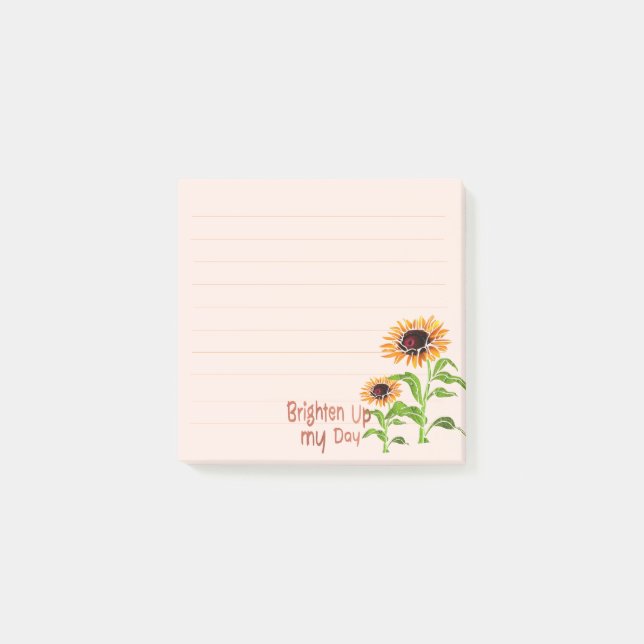 Solros Post_it Notis Post-it Block (Framsida)