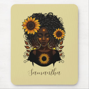 Solros Queen Afro Woman Musmatta