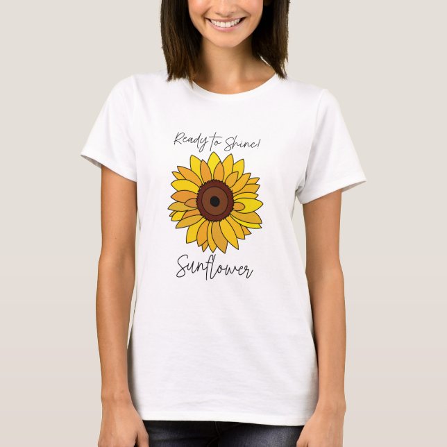 Solros-Redo till solros T Shirt (Framsida)