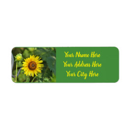 Solros Returadress Etikett