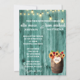 Solros & Ro Whiskey Barrel Wedding bjudes in Spara Datumet