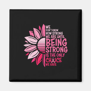 Solros Rosa Breast Cancer Awareness Women Warri Magnet