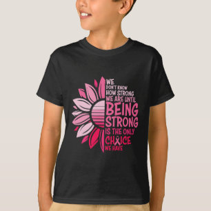 Solros Rosa Breast Cancer Awareness Women Warri T Shirt