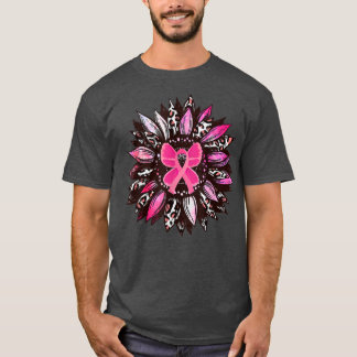 Solros Rosa Breast Cancer Awareness Women Warri T Shirt