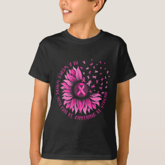 Solros Rosa Ribbon Butterfly Breast Cancer Awar T Shirt