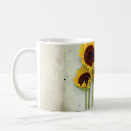 Solros Rustic Guld Modern Gult Kaffemugg