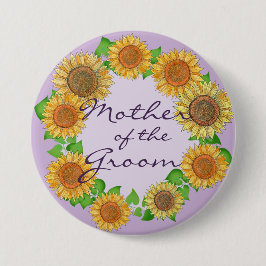 Solros Rustic Sage Grönt Mor i Groom Knapp