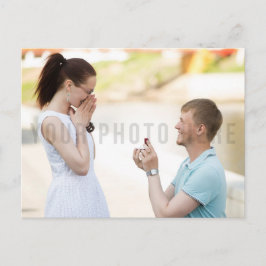 Solros & Rustik Trä Gård Bröllop Spara Datumet Meddelande Vykort