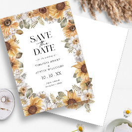 Solros Save The Date Spara Datumet
