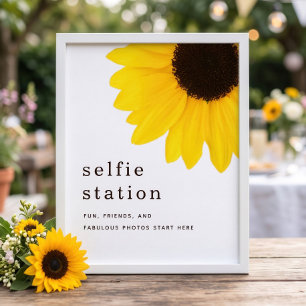 Solros Selfie Station Skylt 18-årsfest