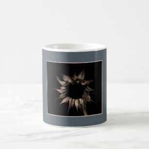 Solros - Sepia Fine Art Photographic Unik Coola Kaffemugg