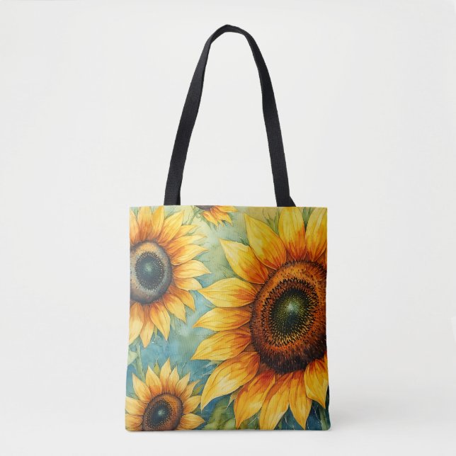 Solros Serenity Canvas Tote Tygkasse (Framsida)