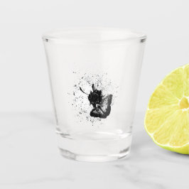 Solros Shotglas Unikt Blommigt Fest Barware