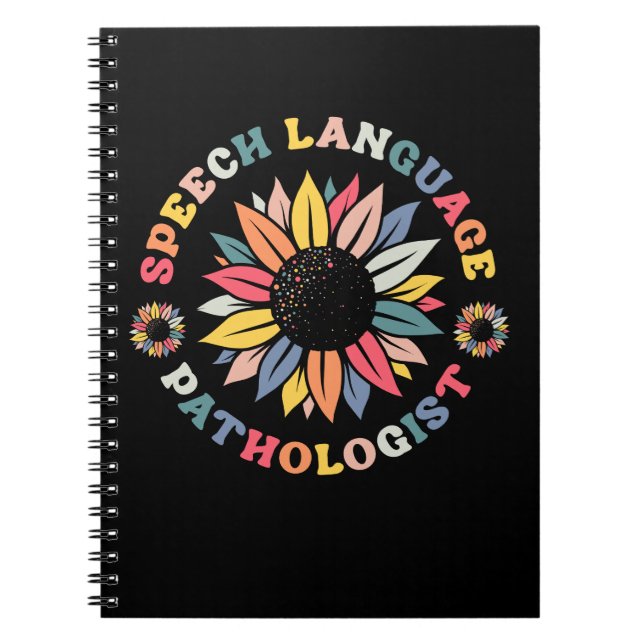 Solros SLP Tal Spatolog Gift Anteckningsbok (Framsidan)