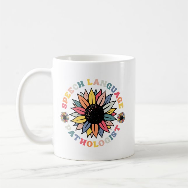 Solros SLP Tal Spatolog Gift Kaffemugg (Vänster)
