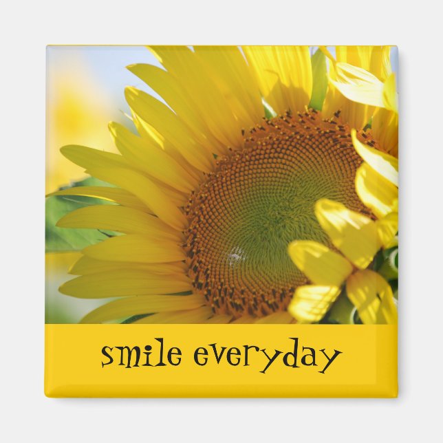 Solros Smile Magnet (Framsidan)