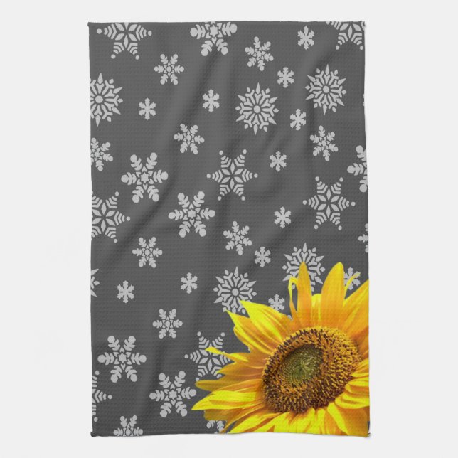 Solros Snöflummel Kitchen Towel Kökshandduk (Vertikal)