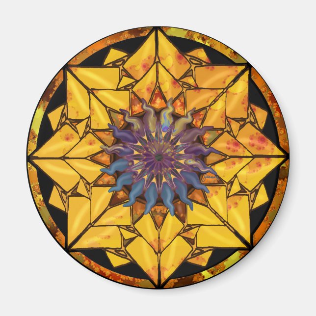 Solros Sol Magnet (Framsidan)