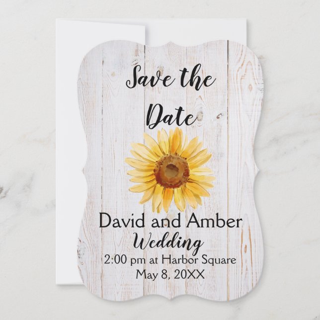 Solros Sol ska spara datuminbjudan (Framsida)