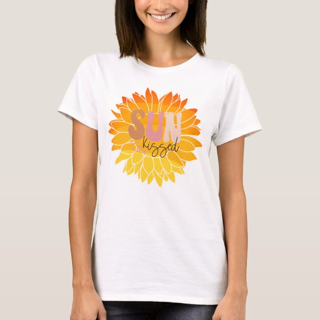 Solros Solkysst T Shirt (Framsida)