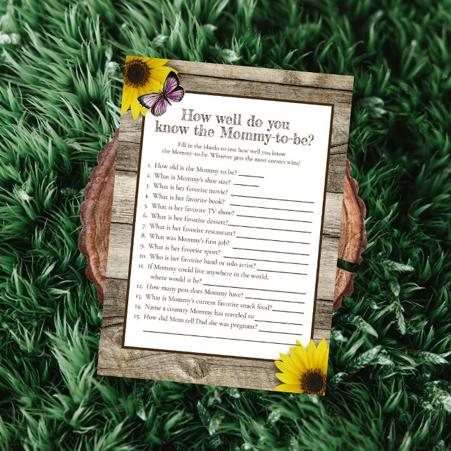 Solros som känner Mamma Best Baby Shower | ROSA Inbjudningar (Skapare uppladdad)