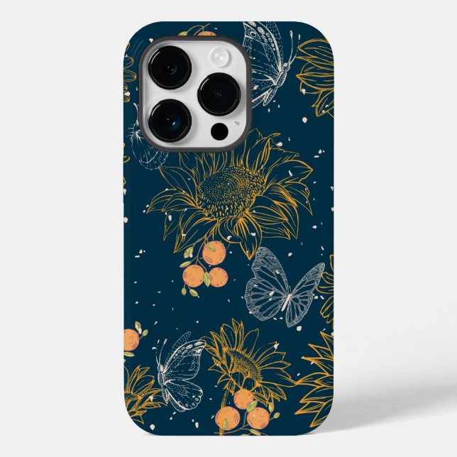 Solros Sonata Fodral-Mate iphone case (Baksida)