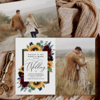 Solros Spara datumfoto Rustic Land-kort