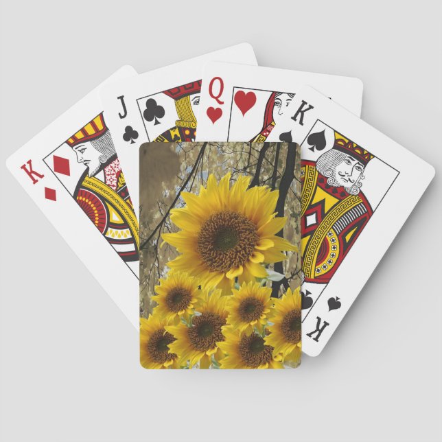 Solros spelkortlek kortlek (Baksidan)