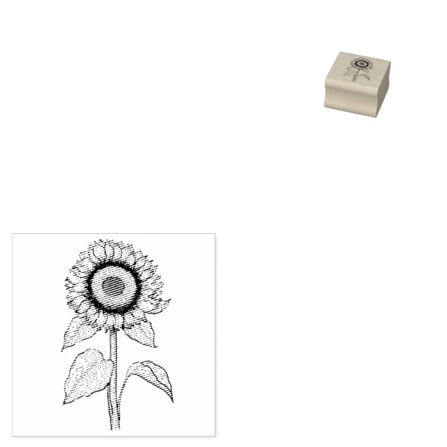 Solros Stämpel (Stämplad)