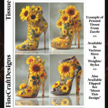 Solros Stiletto Heel Art DT3L Decoupage