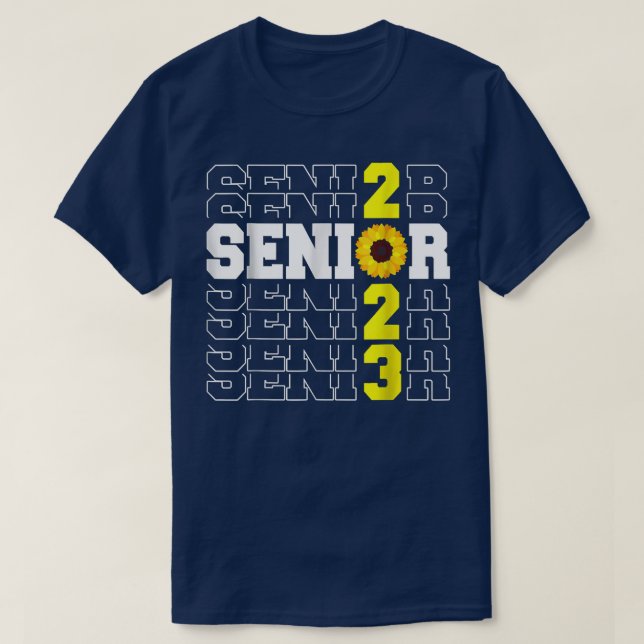 Solros Studenten, högre klass 2023 23 Grad T Shirt (Design framsida)