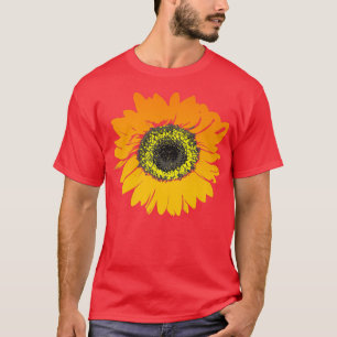 Solros T-skjorta, Garden Happature Nature, Sommar T Shirt